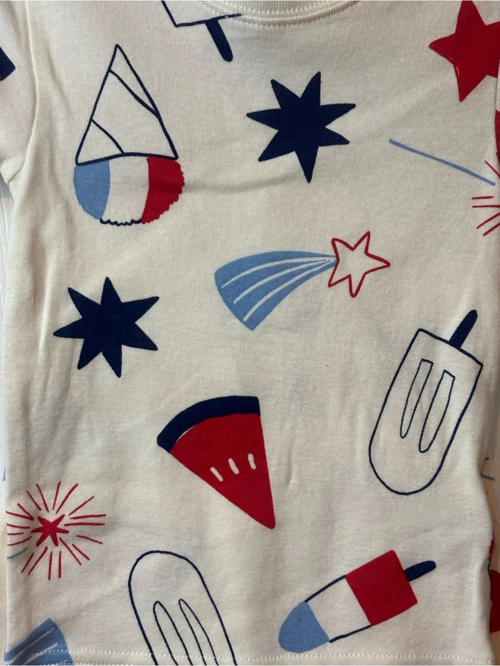Carter’s Size 18 months Patriotic Short Sleeve Pajama Set